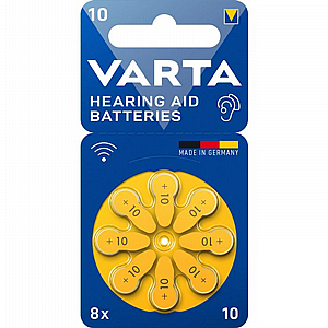 סוללות למכשיר שמיעה V10 6PCS 10BL VARTA - מארז 60 סוללות סוללות למכשיר שמיעה V10 6PCS 10BL VARTA - מארז 60 סוללות