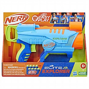 נרף / Nerf עלית ג'וניור אקספלורר + 8 חצי ספוג נרף / Nerf עלית ג'וניור אקספלורר + 8 חצי ספוג