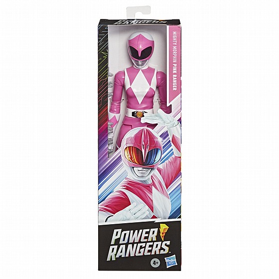 דמות 30 ס''מ Pink Ranger עם אביזר לחימה