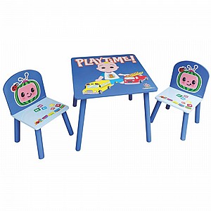 שולחן עץ קוקומלון + 2 כיסאות שולחן עץ קוקומלון + 2 כיסאות