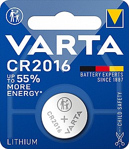 סוללות VARTA LITHIUM CR 2016 קופסא של 10 יח' - ביני סוללות VARTA LITHIUM CR 2016 קופסא של 10 יח' - ביני
