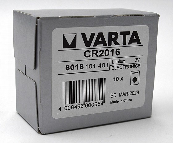 ������ VARTA LITHIUM CR 2016 ����� �� 10 ��