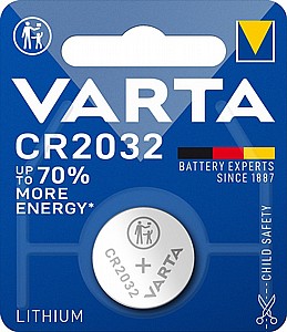 סוללות VARTA LITHIUM CR 2032 קופסא של 10 יח' - ביני סוללות VARTA LITHIUM CR 2032 קופסא של 10 יח' - ביני